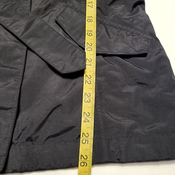 The North Face Black Hooded Belted Hyvent Jacket Women’s Size Small Black - Picture 10 of 10